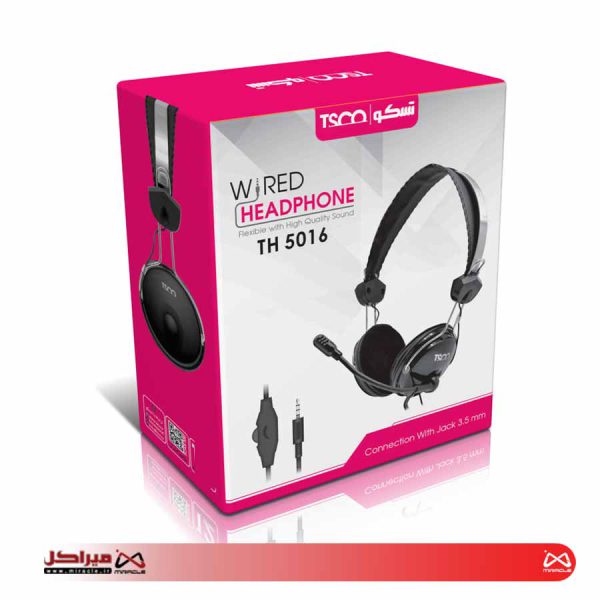 هدست تسکو TH 5016 ا TSCO TH 5016 Wired Headset - تصویر 3