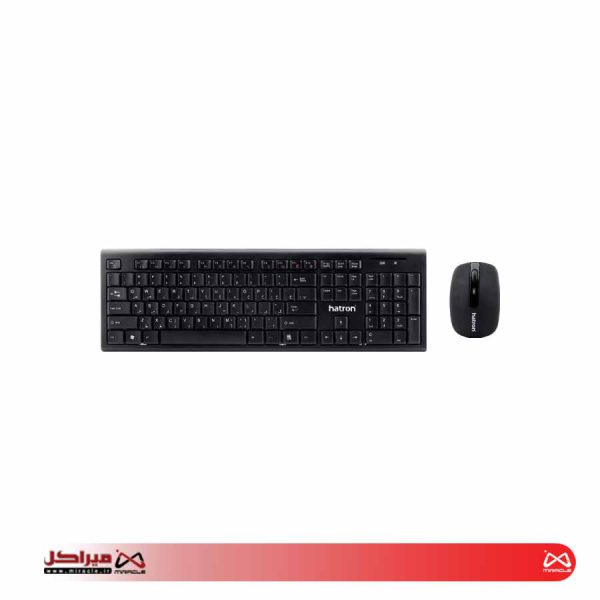 کیبورد و ماوس بی سیم هترون مدل HKCW130 با حروف فارسی - تصویر 7