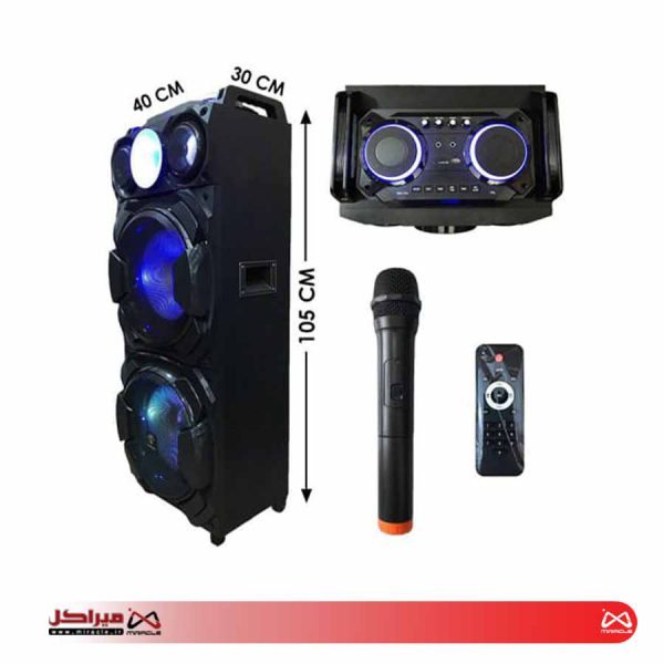 اسپیکر شارژی دیاموند مدل DM-BX1202 - تصویر 2