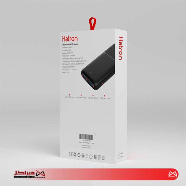 پاوربانک هترون مدل HPB 1040 PQ ظرفیت 10000 میلی آمپرساعت - تصویر 7