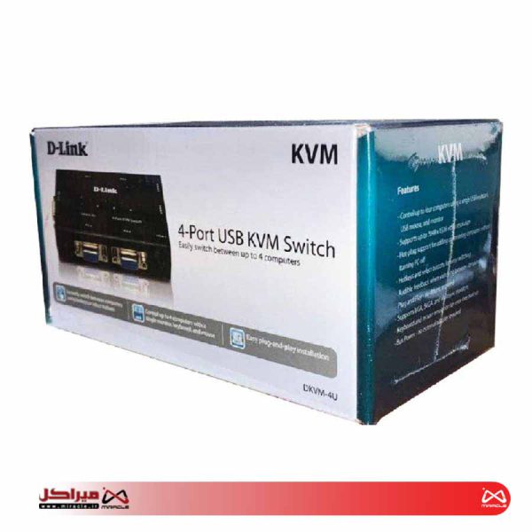 سوئیچ KVM با 4 پورت دی لینک مدل DKVM-4U - تصویر 2