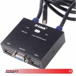 سوییچ 2 پورت USB KVM دی-لینک مدل KVM-222 - تصویر 2