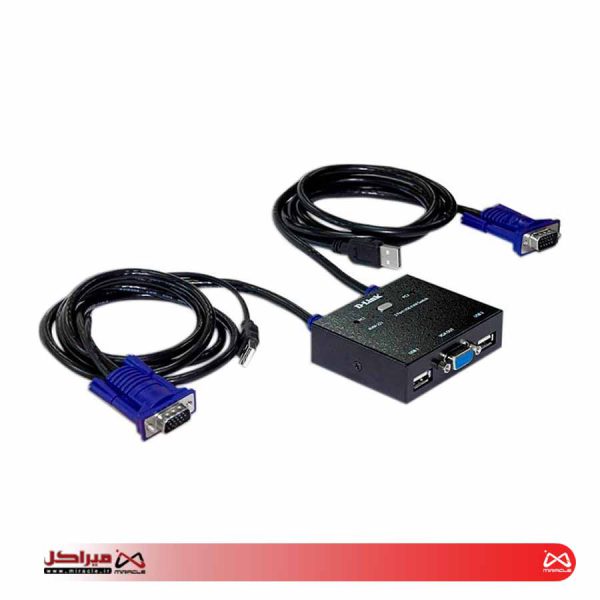 سوییچ 2 پورت USB KVM دی-لینک مدل KVM-222 - تصویر 4