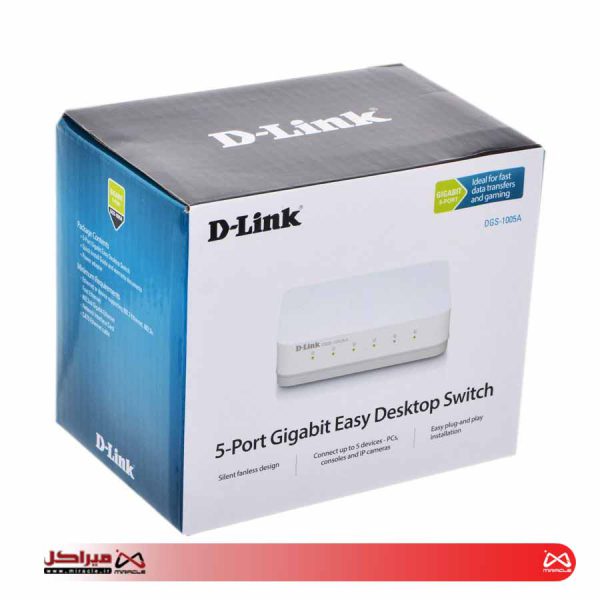 سوییچ دسکتاپ 5 پورت گیگابیتی دی-لینک مدل DGS-1005A - تصویر 5