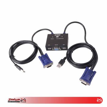 سوییچ 2 پورت USB KVM دی-لینک مدل KVM-222