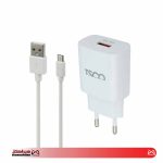 شارژر دیواری تسکو مدل TTC61 به همراه کابل تبدیل USB-C