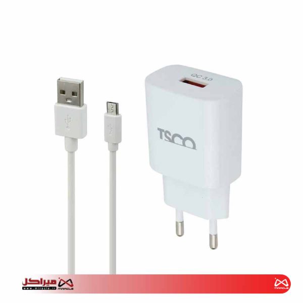 شارژر دیواری تسکو مدل TTC61 به همراه کابل تبدیل USB-C