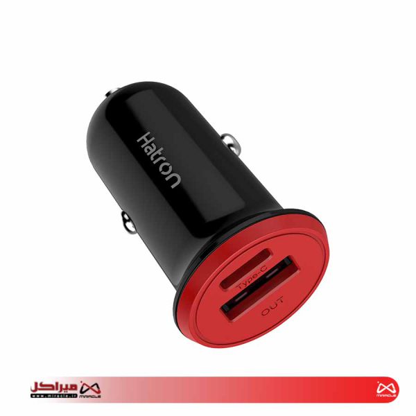 شارژر فندکی 18 وات هترون مدل HCC2181PQ به همراه کابل USB-C - تصویر 2