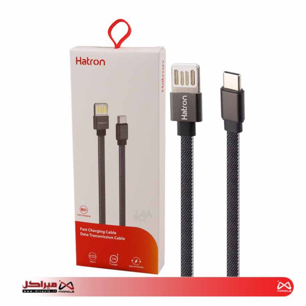 کابل تبدیل USB به usb-c هترون مدل HC189UC طول 1متر - تصویر 2