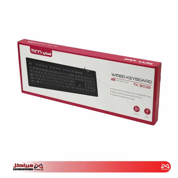 کیبورد تسکو مدل TK 8032 با حروف فارسی - تصویر 2