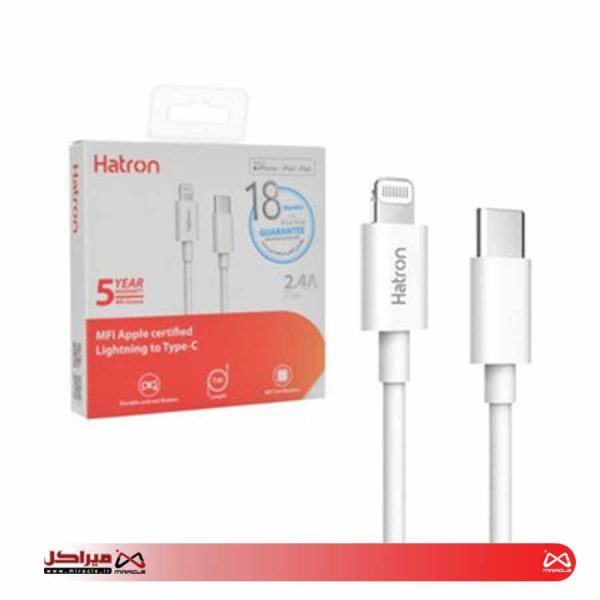 کابل شارژ USB-C به لایتنینگ هترون مدل MFI HC365i طول 1متر - تصویر 2
