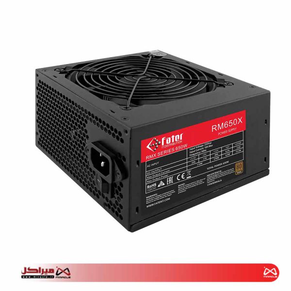 پاور کامپیوتر 650 وات فاطر مدل Fater RM650X 80+ Bronze - تصویر 2