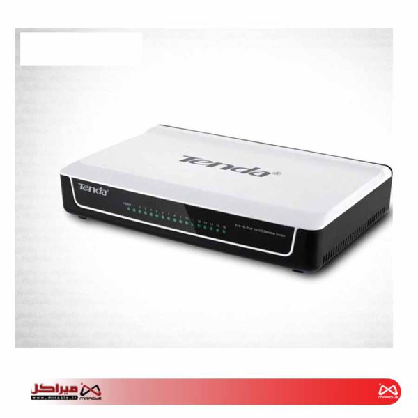 سوییچ ۱۶ پورت Tenda S16 16Port Desktop Switch ا Tenda S16 16-port 10/100M Desktop Switch - تصویر 2