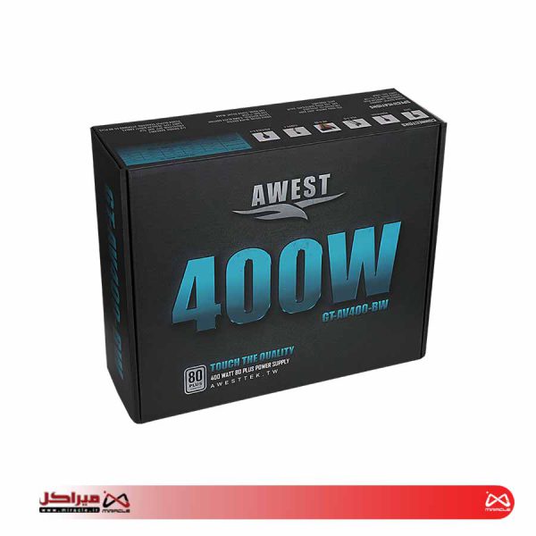 منبع تغذیه کامپیوتر اوست مدل -AGTV400-BW - تصویر 4