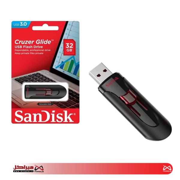 فلش مموری سن دیسک مدل CRUZER GLIDE ظرفیت 32 گیگابایت - تصویر 4