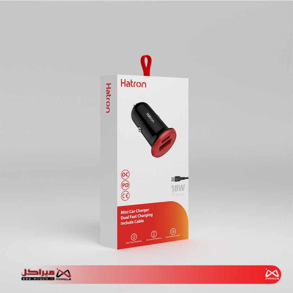 شارژر فندکی 18 وات هترون مدل HCC2181PQ به همراه کابل USB-C - تصویر 4