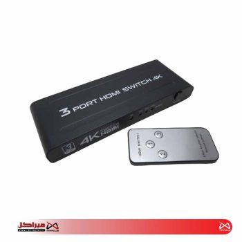سوئیچ 3 پورت P-NET HDMI مدل 4K301 کیفیت 4K