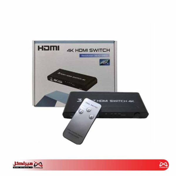 سوئیچ 3 پورت P-NET HDMI مدل 4K301 کیفیت 4K - تصویر 3