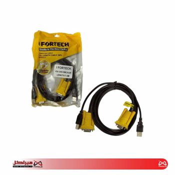 کابل 1.5 متری KVM USB آی فورتک IFORTECH