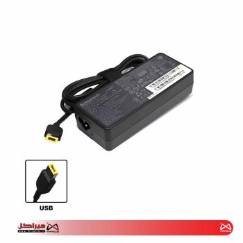 شارژر لپ تاپ 20 ولت 4.5 آمپر مدل ADLX90NLC3A - کانکتور USB