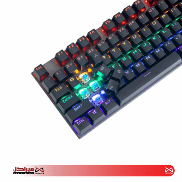 کیبورد گیمینگ تسکو مدل GK 8130، سوییچ مکانیکال آبی، Full-Size، نورپردازی RGB - تصویر 2