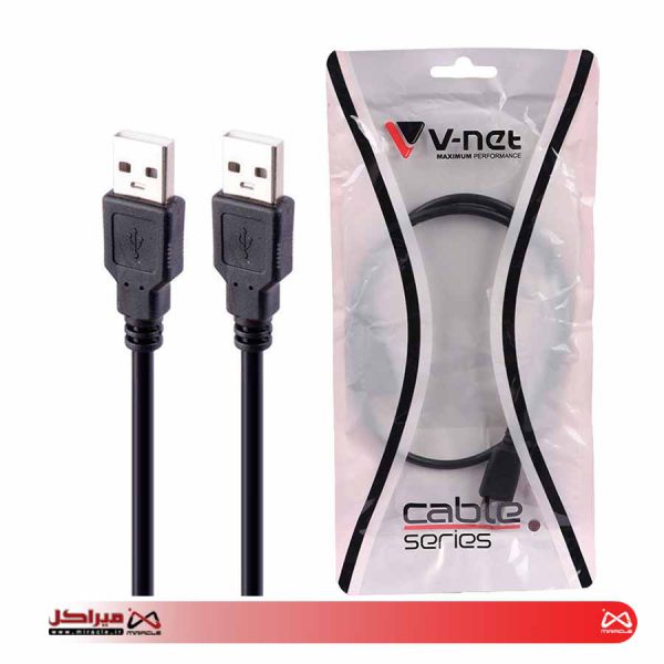 کابل USB 2.0 AM to USB 2.0 AM وی نت 0.6 متر