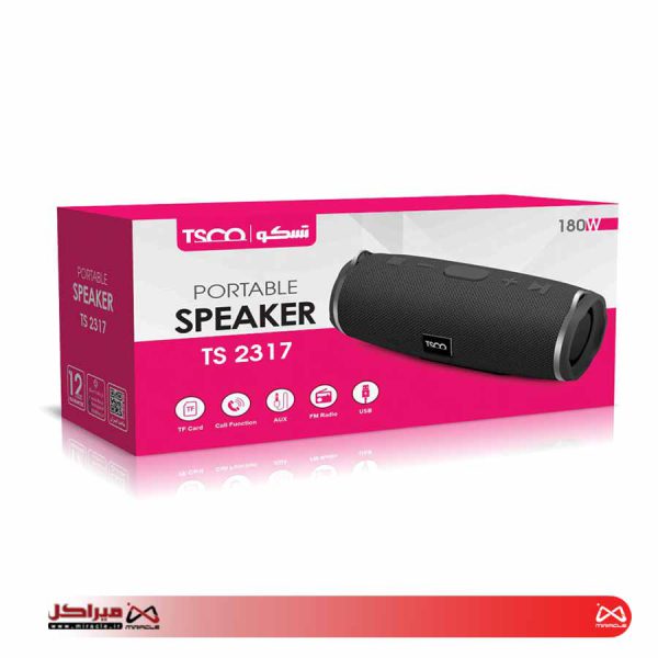 اسپیکر بلوتوثی قابل حمل تسکو مدل TS2317 - تصویر 3