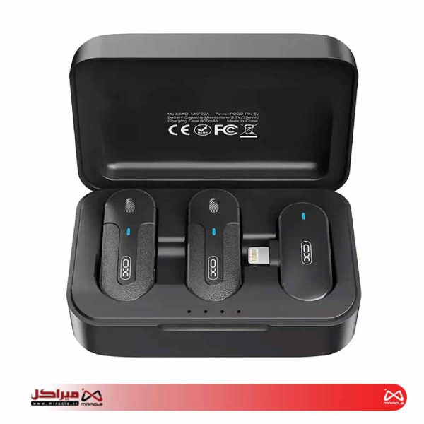 میکروفون بی سیم یقه ای لایتنینگ ایکس او MKF09B - تصویر 2
