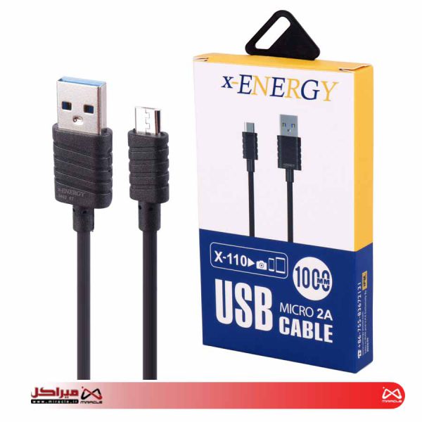 کابل تبدیل USB به microUSB ایکس انرژی مدل X-110 طول 1 متر - تصویر 3