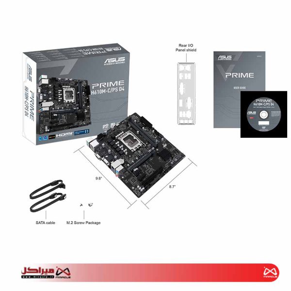 مادربرد ایسوس مدلASUS PRIME H610M-C/PS D4 - تصویر 3