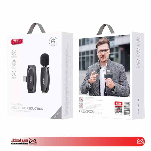 میکروفون یقه ای بی سیم تایپ سی ایکس او MKF08A - تصویر 2