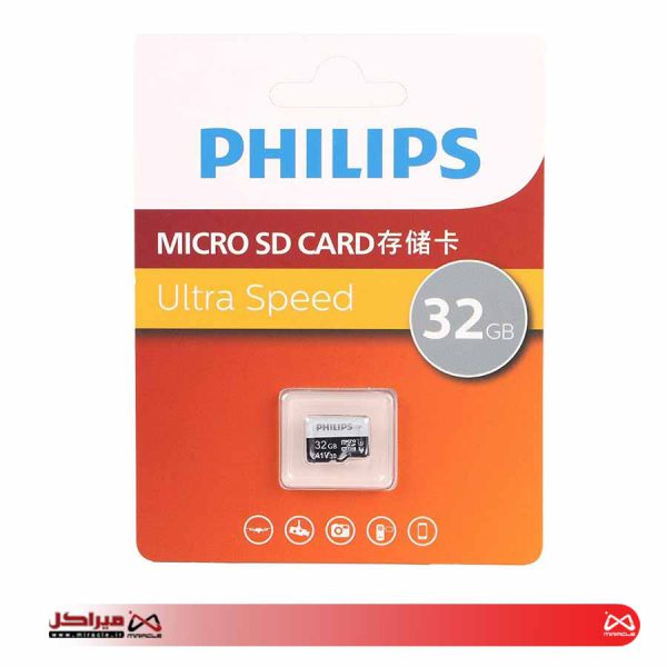 رم میکرو 32 گیگ فیلیپس Philips Ultra Speed U3 A1 V30