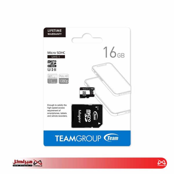 کارت حافظه تیم گروپ microSDHC با ظرفیت 16 گیگابایت کلاس 10 - تصویر 2