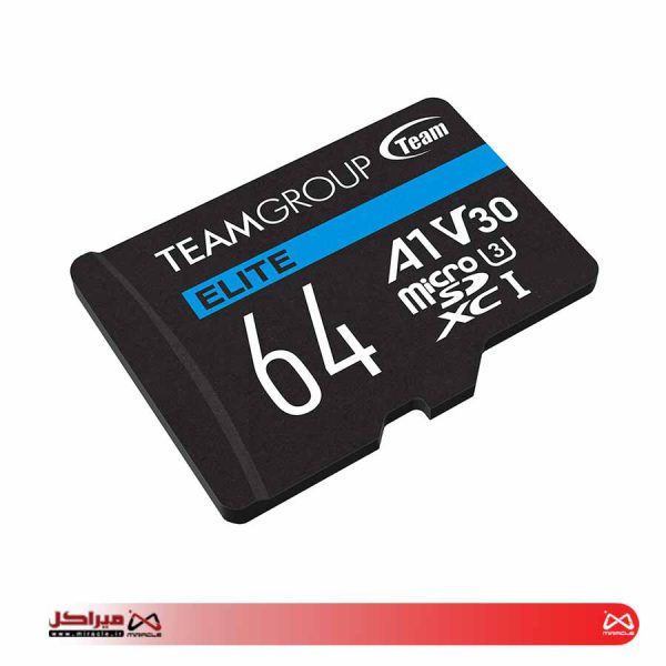 کارت حافظه تیم گروپ  microSDXC V30-I U3-A1 با ظرفیت 64 گیگابایت