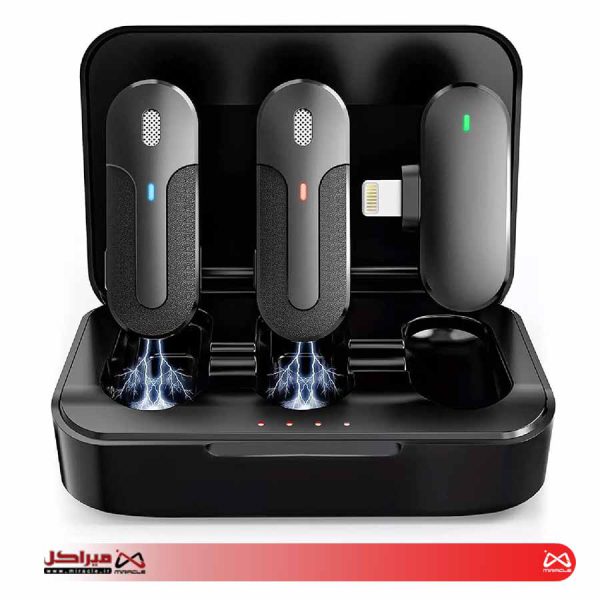 میکروفون بی سیم یقه ای لایتنینگ ایکس او MKF09B - تصویر 4