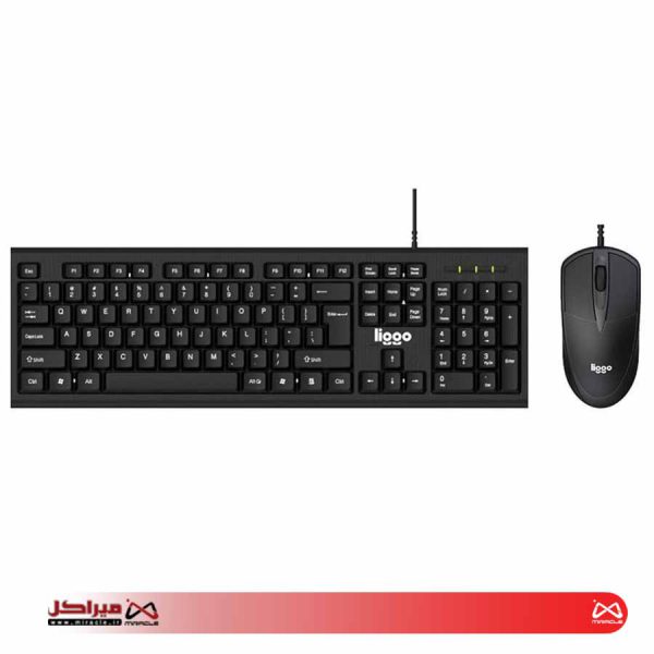 کیبورد و موس سیمی Liggo مدل KM601