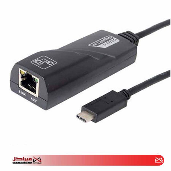 تبدیل Type-C To Lan 10/100/1000 MBPS گیگابابتی - تصویر 2