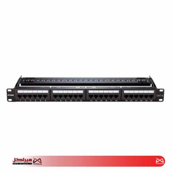 پچ پنل Cat6 24 پورت UTP وی نت V-NPC6U024