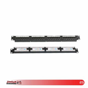 پچ پنل 24 پورت همراه با کیستون Cat6 UTP کی نت K-N1062