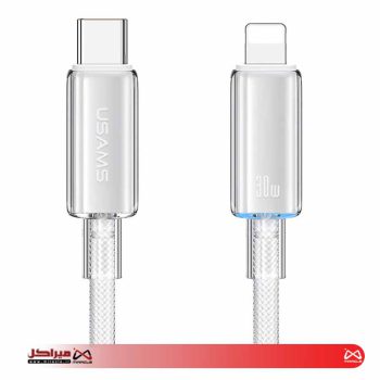 کابل 1.2 متری Type-C به Lightning یوسمز US-SJ659