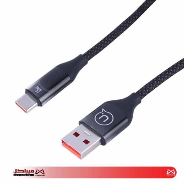کابل شارژر 1.2 متری USB به Type-C یوسمز US-SJ636