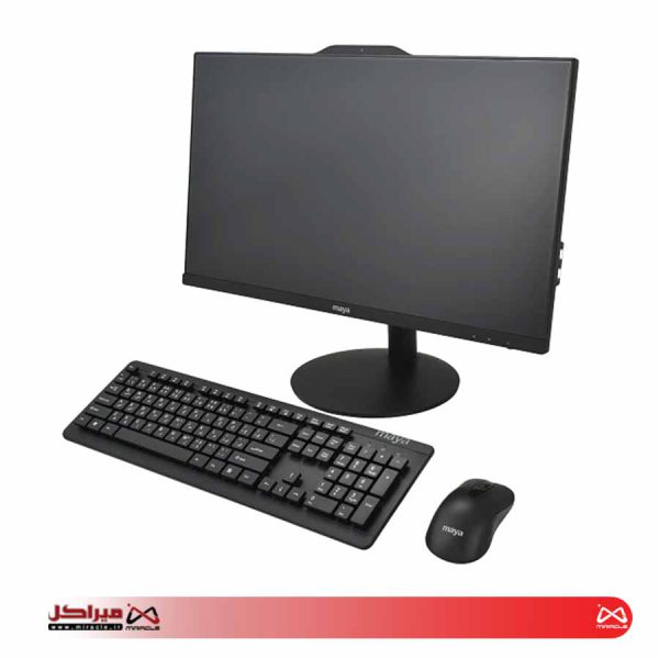 کامپیوتر همه کاره 24 اینچی مایا مدل MA24D 12M-i5 12400-8GB DDR5-500GB SSD-IPS(Black) - تصویر 4