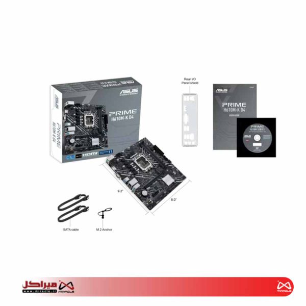 مادربرد ایسوس مدل PRIME H610M-K D4 - تصویر 3