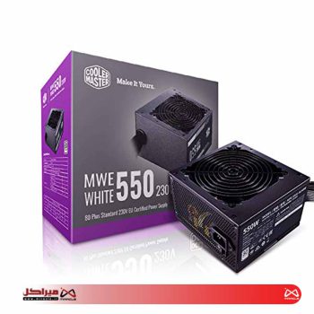 منبع تغذیه کامپیوتر کولر مستر مدل MWE white 550