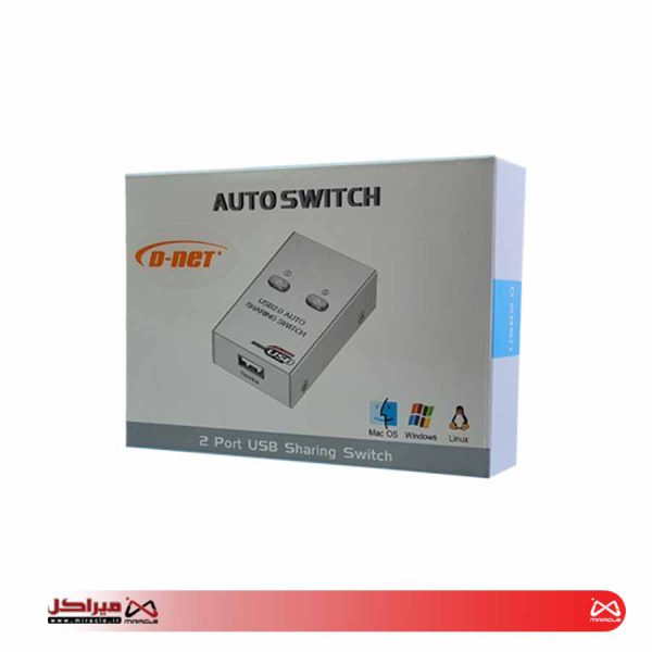 سوئیچ اتوماتیک پرینتر 2 پورت دی نت - تصویر 2