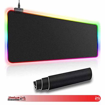 ماوس پد مخصوص بازی برند DTECH مدل RGB 80x30