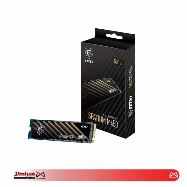 اس اس دی اینترنال ام اس آی مدل SPATIUM M450 PCIe 4.0 NVMe M.2 ظرفیت 500 گیگابایت - تصویر 3