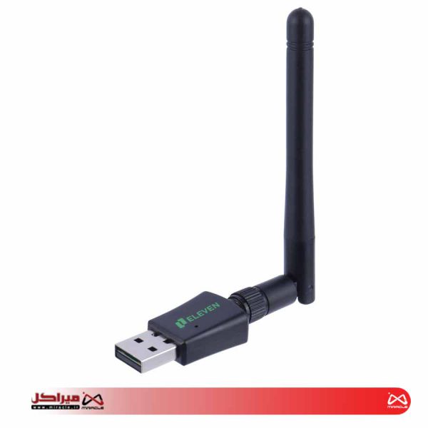کارت شبکه بی سیم آنتن دار Eleven D18 300Mbps