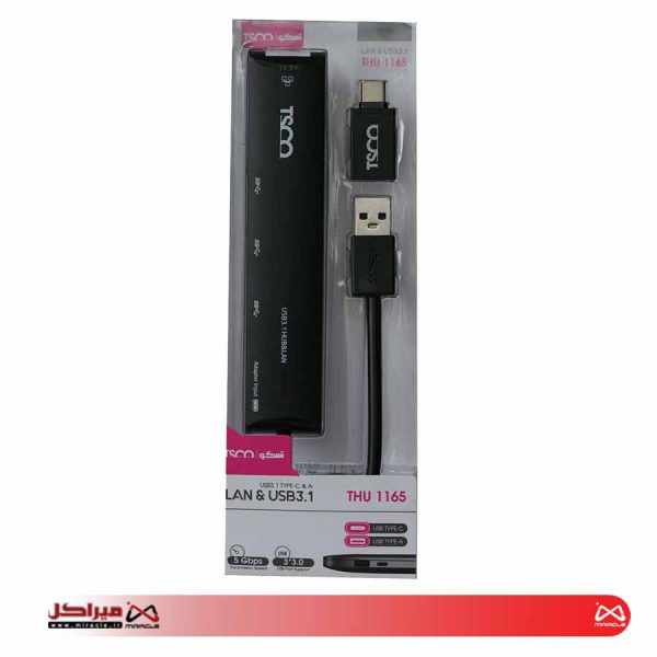 هاب USB 3.0 تسکو 4 پورت مدل THU 1165 - تصویر 4