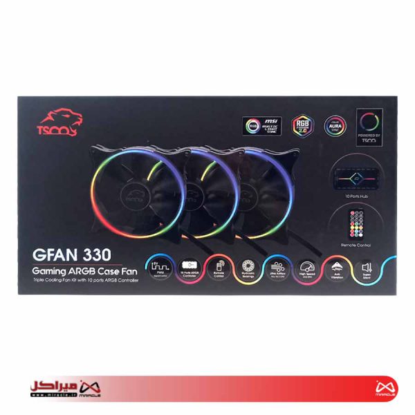 فن کیس گیمینگ تسکو مدل GFAN 330 - تصویر 5